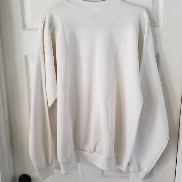 Vintage Hanes "Shades of Seasons" Sweatshirt 90s USA | Size XL, Off White - Picture 4 of 6